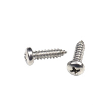 ODM Custom 304 316 Stainless Steel Cross Pan Head Self Tapping Screw for Plastic